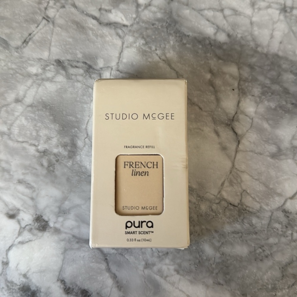 Single Studio McGee French Linen Fragrance Refill, Pura